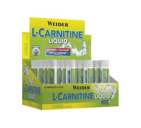 Weider L-Carnitine 1800mg 20x 25ml.