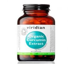 VIRIDIAN nutrition Organic Curcumin Extract 250mg 60 kapslí