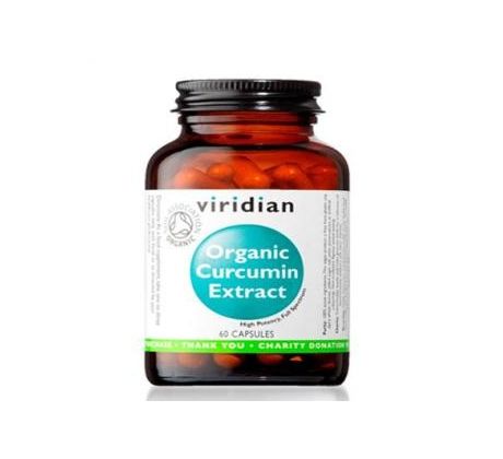 VIRIDIAN nutrition Organic Curcumin Extract 250mg 60 kapslí