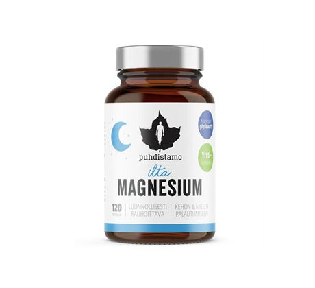 Puhdistamo Night Magnesium 120 kapslí