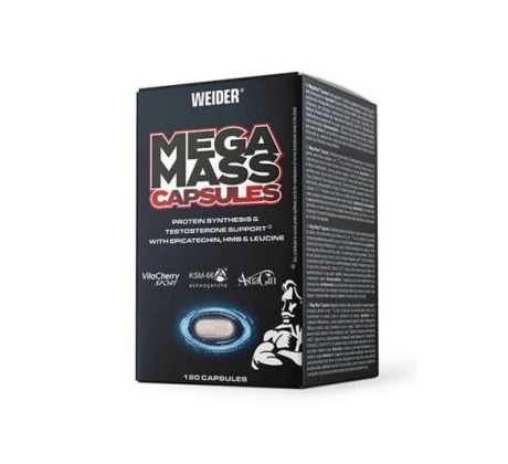 Weider Mega Mass Capsules  120 kapslí