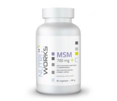 NutriWorks MSM 700 mg + C  90 kapslí