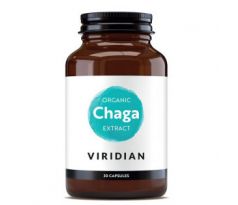 VIRIDIAN nutrition Organic Chaga Extract 30 kapslí