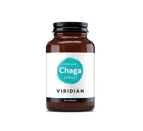 VIRIDIAN nutrition Organic Chaga Extract 30 kapslí