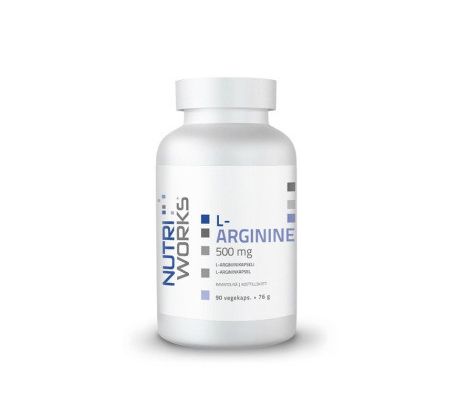 NutriWorks L-Arginine 500 mg  90 kapslí