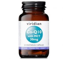 VIRIDIAN nutrition Co-enzym Q10 with MCT 30mg 30 kapslí