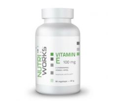 NutriWorks Vitamin E 100 mg 60 kapslí