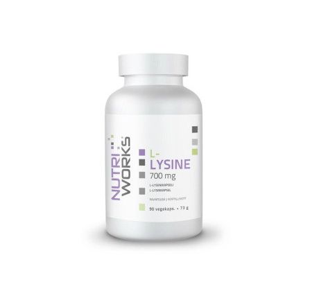 NutriWorks L-Lysine 700 mg 90 kapslí