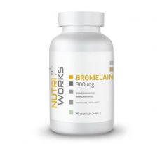 NutriWorks Bromelain 300 mg 90 kapslí